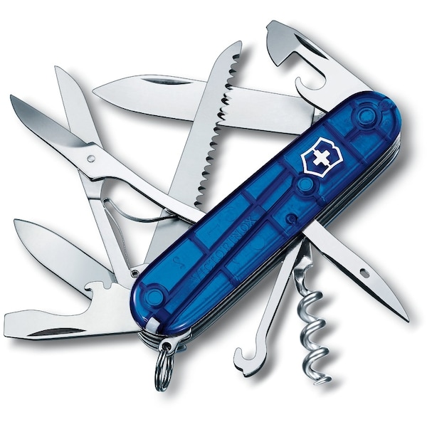 2024 Victorinox 56206 Huntsman Sapphire 91Mm, Clam Pack